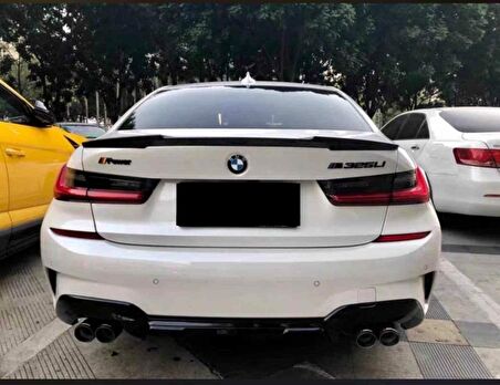 Bmw G20 spoiler boyalı (Pianoblack) 2019 sonrası