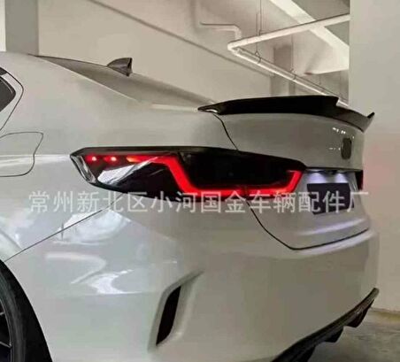 Honda City M4 spoiler boyalı (Pianoblack) 2020 sonrası