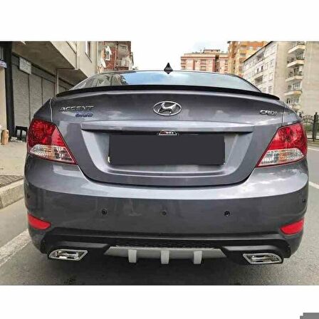 Hyundai accent blue spoiler 2011-2018 arası pianoblack boyalı