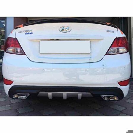 Hyundai accent blue spoiler 2011-2018 arası pianoblack boyalı