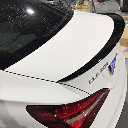 Mercedes cla (w117) boyalı (Pianoblack) spoiler 2013-2019 arası