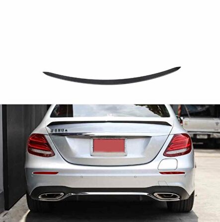 Mercedes w213 boyalı (Pianoblack) spoiler 2016 sonrası