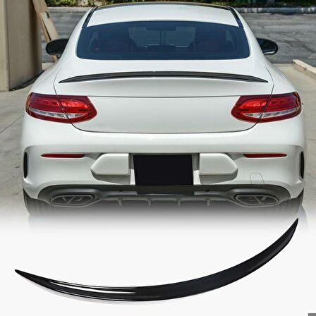 Mercedes w205 boyalı (Pianoblack) spoiler 2015-2021 arası