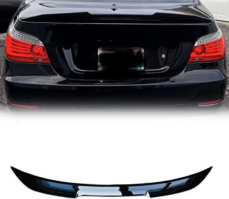 Bmw E60 boyalı (Pianoblack) PSM spoiler 2003-2009 arası