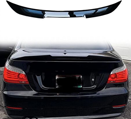 Bmw E60 boyalı (Pianoblack) PSM spoiler 2003-2009 arası