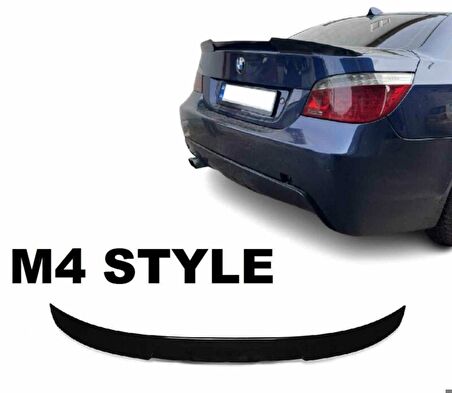 Bmw E60 boyalı (Pianoblack) M4 spoiler 2003-2009 arası