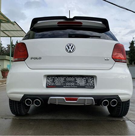 Vw Polo 6r-6c Oettinger boyalı spoiler (Pianoblack) 2009-2018 arası