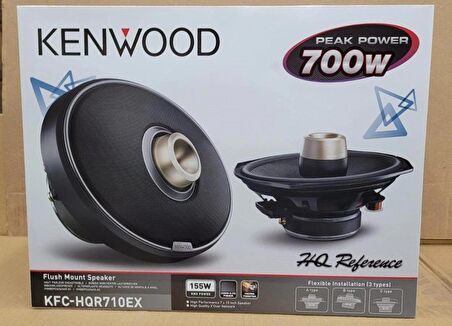 Kenwood KFC-HQR710EX Yüksek Performanslı 155W RMS Neodyum Mıknatıslı