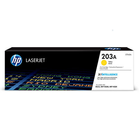 Hp CF542A (203A) Kutusuz Sarı Orjinal Toner