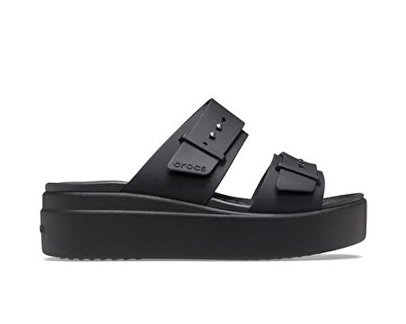 Crocs Brooklyn Buckle Lowwdg Kadın Terlik 207431-001 Siyah