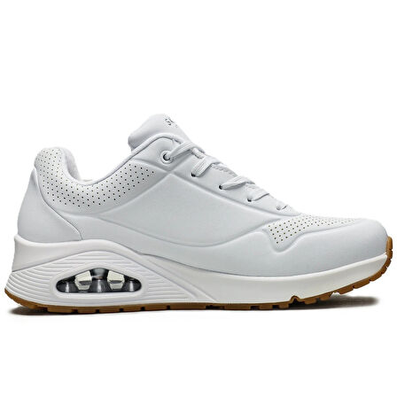 Skechers Uno-Stand On Air Memory Foam Womens Sneaker White Hafızalı Taban Kadın Günlük Spor Ayakkabı Beyaz
