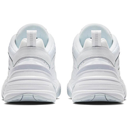 Nike M2K Tekno Lether Unisex White Sneaker Hakiki Deri Beyaz Spor Ayakkabı AO