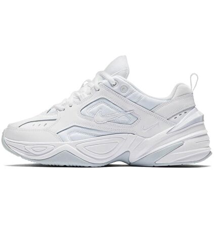 Nike M2K Tekno Lether Unisex White Sneaker Hakiki Deri Beyaz Spor Ayakkabı AO