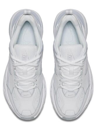 Nike M2K Tekno Lether Unisex White Sneaker Hakiki Deri Beyaz Spor Ayakkabı AO