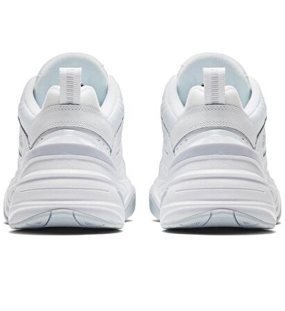 Nike M2K Tekno Lether Unisex White Sneaker Hakiki Deri Beyaz Spor Ayakkabı AO