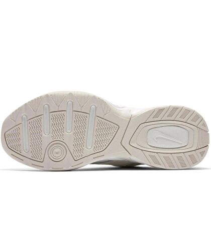 Nike M2K Tekno Leather Sneaker Hakiki Deri Spor Ayakkabı Kırık Beyaz Yükseklik 4cm