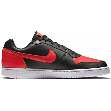 Nike Ebernon Leather Sneaker Hakiki Deri Erkek Spor Ayakkabı Siyah