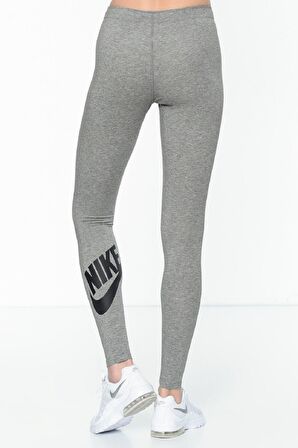 Nike Sportswear Essantial Leggins Clup Gri Melanj 