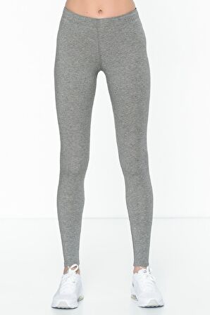 Nike Sportswear Essantial Leggins Clup Gri Melanj 