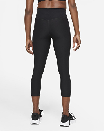 Nike Power Sculpt Hyper Tight Fit 7/8 Yüksek Belli Şekillendirici Siyah Spor Tayt