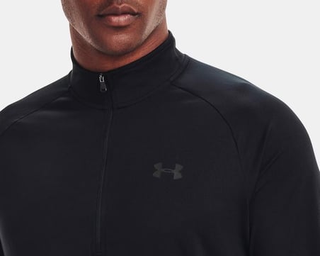 Under Armour UA TECH 2.0 1/2 ZIP Erkek Antrenman Uzun Kollu Tişört 1328495-001 Siyah