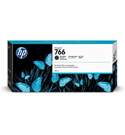Hp 766 300 Ml Mat Siyah Mürekkep Kartuşu P2V92A Hp Xl3600/Dr