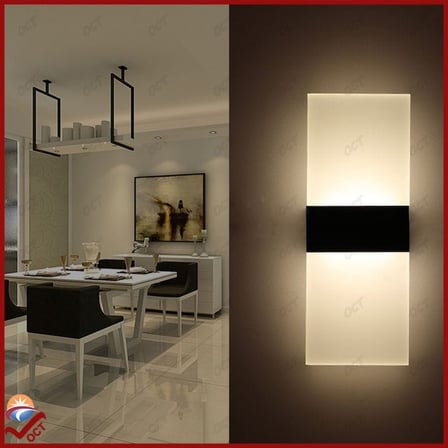 12 Watt 3000 Kelvin Modern Tasarım Salon, Yatakbaşı Aplik, Led Duvar Aplik (Elektrikle Çalışır)