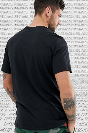 Nike Sportswear Basic Tee Cotton Unisex Black Yazlık ince Tişört Siyah