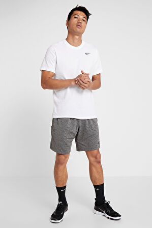 Nike Sportswear Basic Tee Cotton Unisex White Yazlık ince Tişört Beyaz