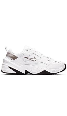Nike M2K Tekno Leather Unisex Reflector Sneaker Hakiki Deri Beyaz Spor Ayakkabı