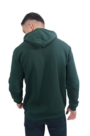 Erkek Holiday Yeşil Kapüşonlu Sweatshirt-232