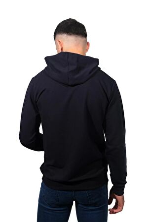 Erkek Orıgınal Lacivert Kapüşonlu Sweatshirt-212