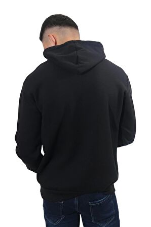 Erkek Holiday Siyah Kapüşonlu Sweatshirt-231