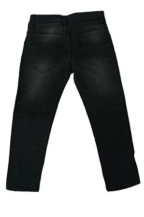 Erkek Çocuk Slim Fit Koyu Füme Kot Pantolon-2811RPLY