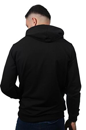 Erkek Nyc Siyah Kapüşonlu Sweatshirt-229