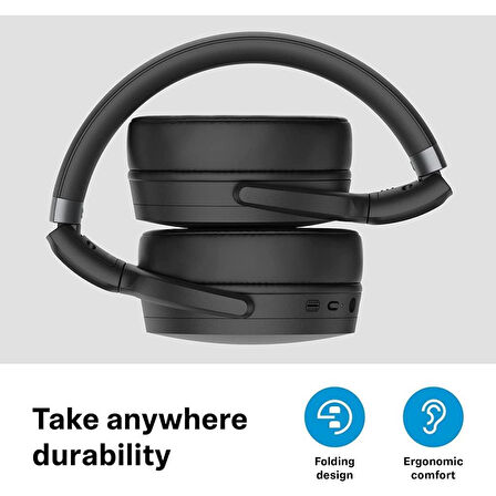 Sennheiser HD 450BT ANC Kulak Üstü Bluetooth Kulaklık Siyah