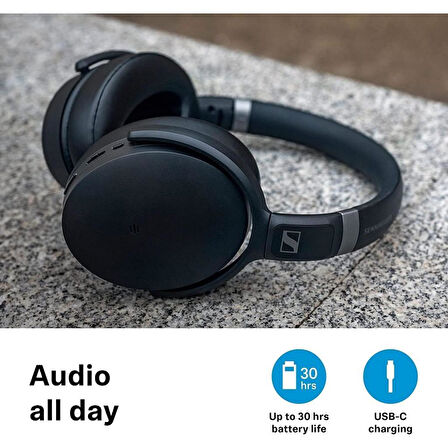 Sennheiser HD 450BT ANC Kulak Üstü Bluetooth Kulaklık Siyah