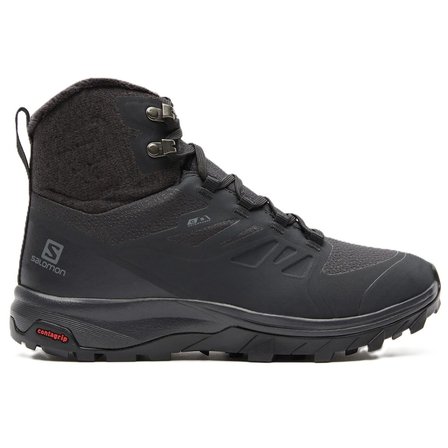 Salomon Outblat TS Climasalomon Waterproff Womens Outdoor Shoes Black Su Geçirmez Nefes Alan Kadın Bot Siyah