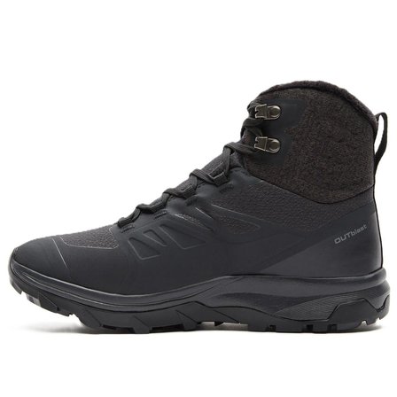 Salomon Outblat TS Climasalomon Waterproff Womens Outdoor Shoes Black Su Geçirmez Nefes Alan Kadın Bot Siyah