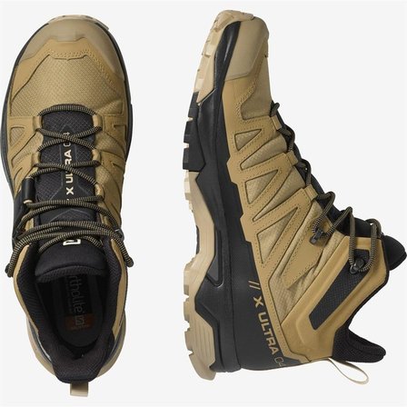 Salomon X ultra 4 Mid Goretex Mens Boot Su Geçirmez Nefes Alabilen Erkek Bot Yeşil
