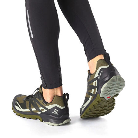 Salomon Xa Rogg 2 Gore Tex Erkek Hızlı Bağcıklı Outdoor Koşu Ayakkabısı Yeşil