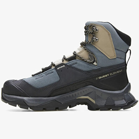 Salomon GTX Quest Element Gore Tex Women's Hiking Boot Kadın Bilekli Su Geçirmez Outdoor Bot Açık Mavi Bej