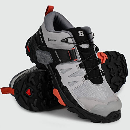 Salomon X Ultra 4 Gore Tex Hiking Outdoor Shoes Kadın Outdoor Ayakkabı Gri Siyah