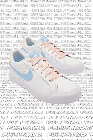 Nike Court Royale Ac Leather White Sneaker Hakiki Deri Günlük Spor Ayakkabı Beyaz Mavi