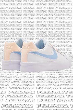 Nike Court Royale Ac Leather White Sneaker Hakiki Deri Günlük Spor Ayakkabı Beyaz Mavi