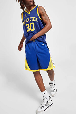 Nike Golden State Warriors Icon Edition Swingman Men's NBA Shorts Erkek Basketbol Şortu Mavi