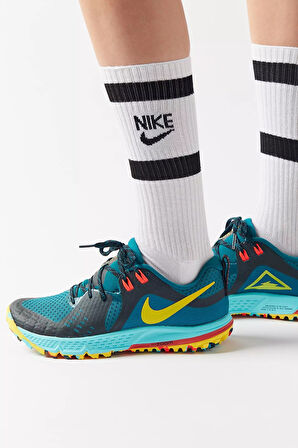 Nike Dri Fit Heritage Crew Sock Unisex Çorap 2 li Beyaz