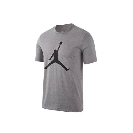 Jordan Erkek T-Shirt M J Jumpman Ss Crew CJ0921-091 Gri