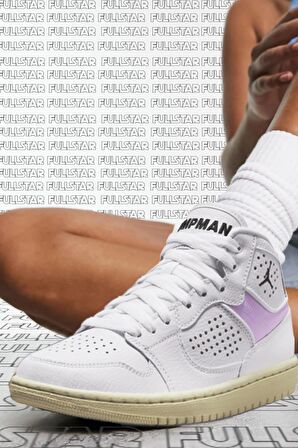 Nike Jordan Access GS Leather Unisex Sneaker White Hakiki Deri Bilekli Jordan Spor Ayakkabı
