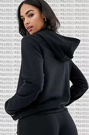 Nike Sportswear Essential Pullover Hoodie Kapüşonlu Sweatshirt Siyah